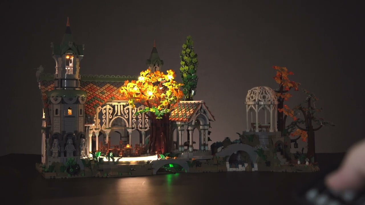 BrickBling LED-Licht-Set für LEGO® Herr der Ringe: Bruchtal (10316)