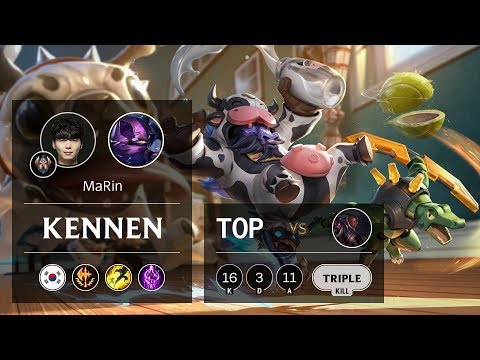 Kennen Top vs Lucian - KR Challenger Patch 9.24