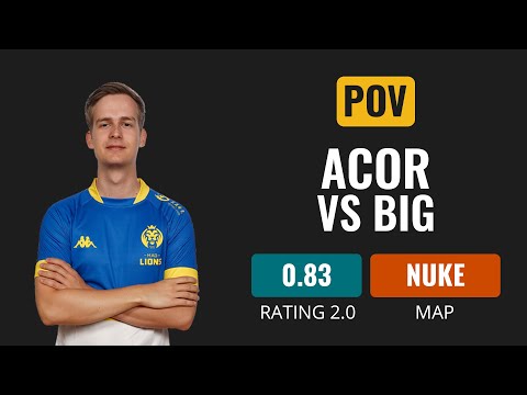 [POV] mouz acoR VS BIG [Nuke] | CS GO DEMO POINT OF VIEW