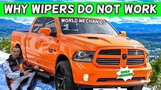 DODGE RAM WHY WINDSHIELD WIPERS DO NOT WORK DODGE RAM 1500 2500 3500 2013 2014 2015 2016 2017 2018