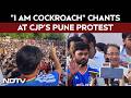 CJP Pune Protest I Am Cockroach Chants At Cockroach Janta Party S Pune Protest