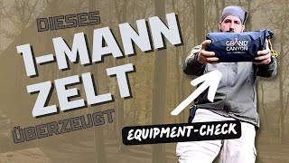 EQUIPMENT-CHECK #01 | Genau was ich gesucht habe | Das 1-Mann-Zelt von GRAND CANYON