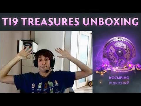 Dendi unboxing TI9 IMMORTAL TREASURES — stream with voice