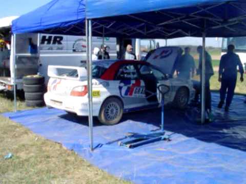 Playstation Rally Picnic - Kuchar on board, Subaru Impreza, April 2005 - 4