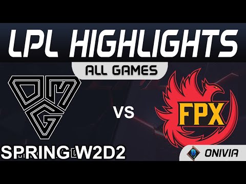 OMG vs FPX Highlights ALL GAMES LPL Spring Season 2021 W2D2 Oh My God vs FunPlus Phoenix by Onivia