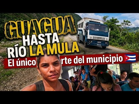 Así fue nuestro viaje hasta Río La Mula en Guama/Este es el unico trasporte público del Municipio