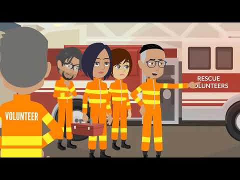 English: Are you ready to become civil protection volunteer?