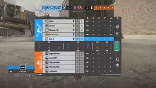 レインボーシックスシージランクどすよ～