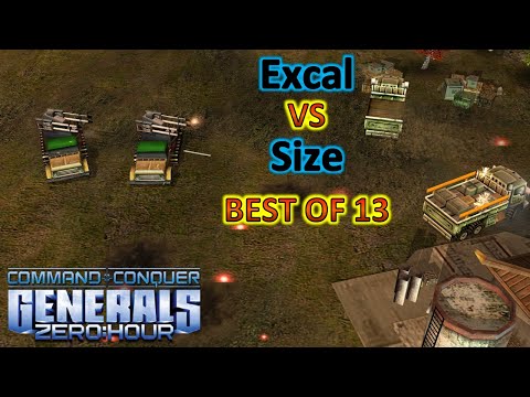 BEST OF 13 - Excal vs Size - Command and Conquer Zero Hour