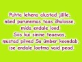 Getter Jaani - Alles alguses ( Sõnadega / With ...