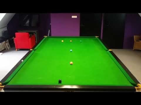 Respot the black without hands, try it!