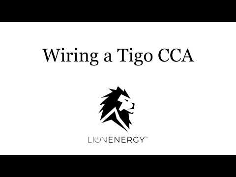 Wiring a Tigo CCA