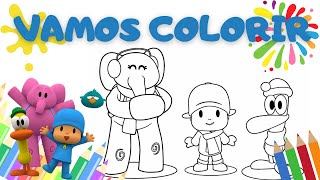 Vamos Colorir o Pocoyo e seus Amigos