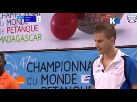 CHAMPIONNAT DU MONDE PÉTANQUE 2016 1/2 FINALE FRANCE VS BÉNIN