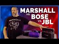 Bluetooth Speakers Compared Bose SoundLink Plus JBL Charge 6 Marshall Middleton II
