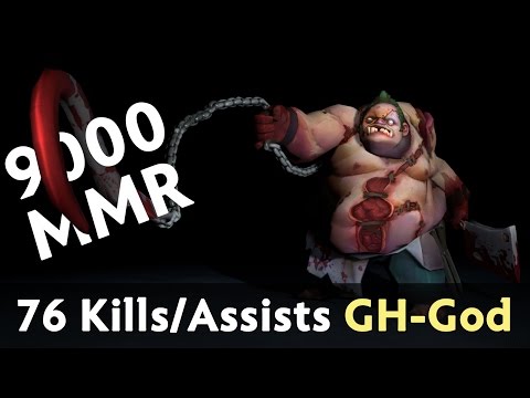 9000 MMR Pudge 76 kills/assists — Liquid.GH