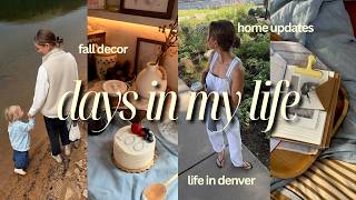 A Few Cozy Days in My Life 🍂 Fall decorating, Home projects, Slow days in Denver & Comfort hobbies