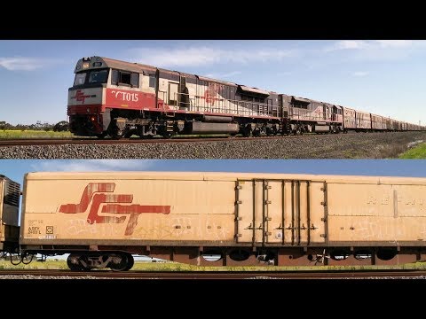 SCT 1PM9, 1.8km Long Freight Train (18/9/2019) - PoathTV Australian Railways