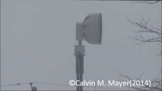 preview picture of video 'Defiance, OH: Federal 508 Siren Test 2-1-14'