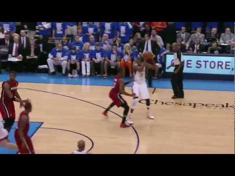 Kevin Durant 36 points (17 in 4th quarter) vs Miami Heat full highlights GM1 NBA FINALS 2012.06.12