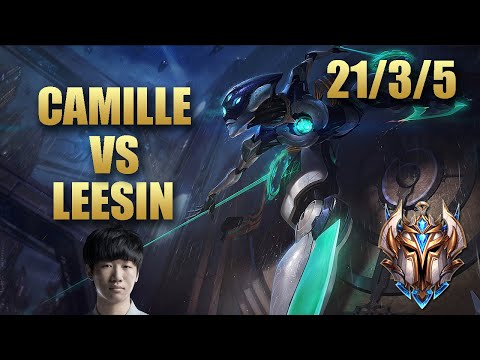 IG Ning Camille Jungle Vs Leesin - EUChallenger Patch 9.21