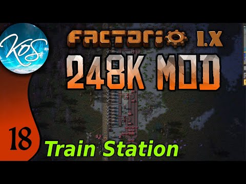 Factorio 248k Mod 18 - BIG DELIVERY STATION - Tips & Tricks