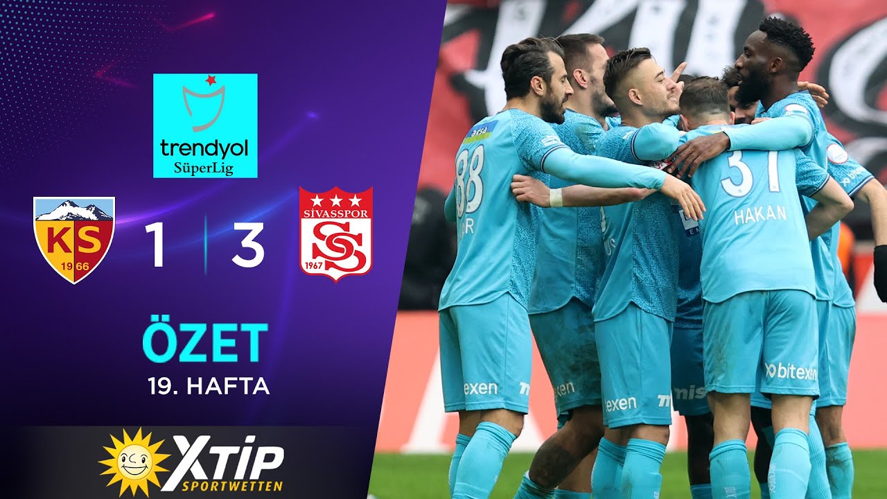 Kayserispor vs Sivasspor highlights