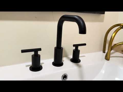 Black Bathroom Faucets Lowes
