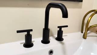 Matte Black Bathroom Faucet Review | Easy Upgrade That Looks Better Than Builder Grade Faucets