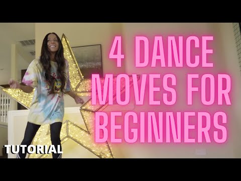 4 Dance Moves For Beginners (Dance Tutorial) - Mandy Jiroux