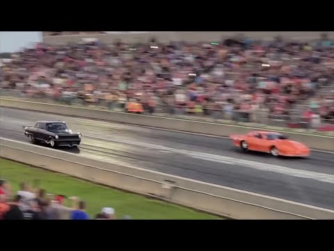 Street Outlaws - NPK 2021 - Daddy Dave crashes, hits the wall!!!