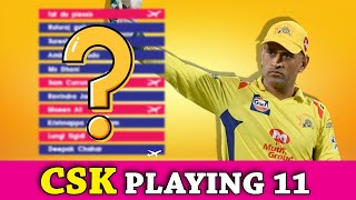 CSK 2021: Player List for CSK 11 IPL (Dhoni as Capitan) - March 2021