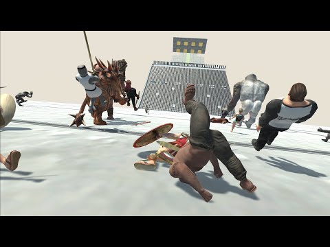 ALL UNITS FALLING DOWN - Animal Revolt Battle Simulator