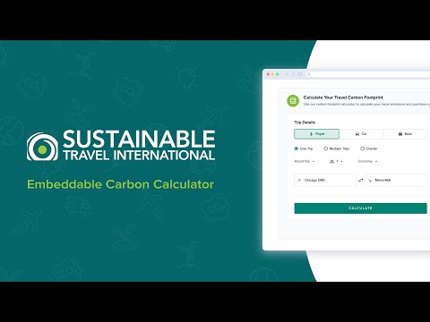 Embeddable Carbon Footprint Calculator | Sustainable Travel International