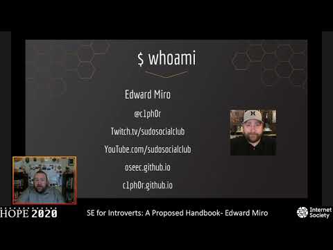 HOPE 2020 (2020): SE for Introverts: A Proposed Handbook