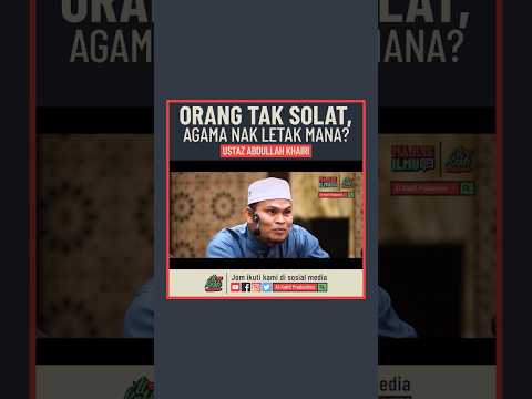 Orang Tak Solat, Nak Letak Agama Mana