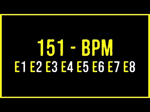 151 BPM - METRÔNOMO - CLICK (1 À 8)