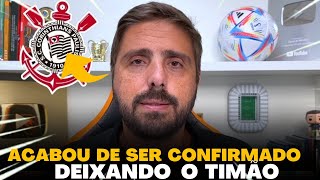 URGENTE !! PEGOU TODOS DE SURPRESA !!FOI CONFIRMADO !! ULTIMAS NOTICIAS DO CORINTHIANS HOJE