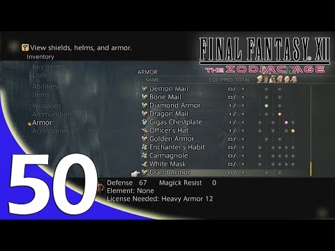 Final Fantasy XII: The Zodiac Age Platinum Walkthrough - Part 50 Best Armor In The Game