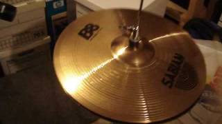 Video thumbnail for Sabian 14" B8 Hi-Hats sound test by ductapeandcheese