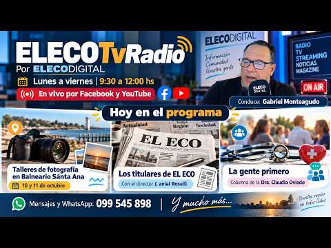 CARMELO EN OBRAS. TE lo contamos en la edición de ELECOTvRadio desde las 9,30 hs. No te lo pierdas.