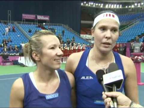 Fed Cup Interview: Kveta Peschke and Lucie Hradecka