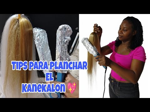 ✨How to iron kanekalon without tangling it. 💖