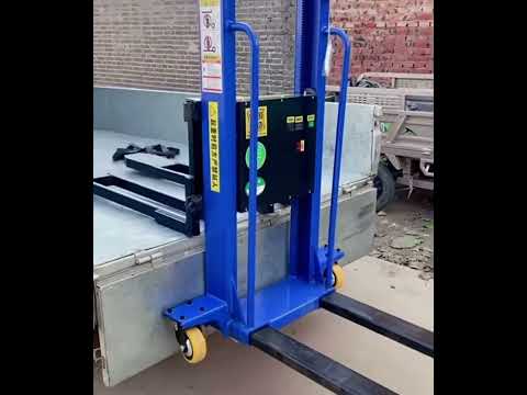 Self-climbing Stacker truck/ pallet jack/ material lift for rent
