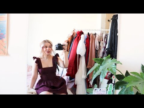 My Cottagecore Dress Collection! Pastel Dress Try on Haul!!