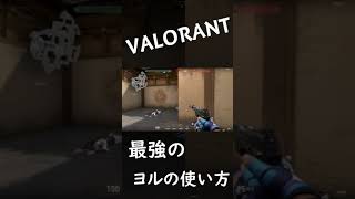 【VALORANT】これがヨルの上手い使い方！！！たまたまだけど！！！　#shorts