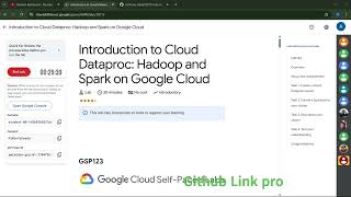 Download the video "Introduction to Cloud Dataproc: Hadoop and Spark on Google Cloud || #GSP123  || By Arcade Helper"