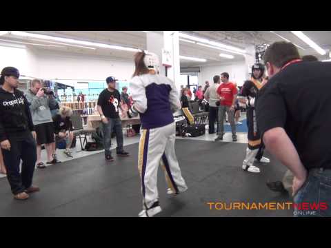 Marissa Mayer vs Claire Cocozza Women's Sparring Runoff at New England Open 2012