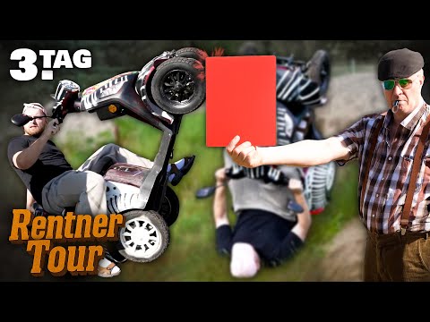 😱🤣 ROTE Karte FÜR TRYMACS?! ZU VIEL UNSINN GEMACHT! Schradin ist STINKSAUER 😅Tag 3 der Rentner Tour
