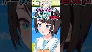 ルーナ姫の新衣装お披露目が可愛すぎてアーカイブを3回見たござると共感して盛り上がるスバル #shorts  #ホロライブ #切り抜き #vtuber #大空スバル #風真いろは #ホロ切り抜き